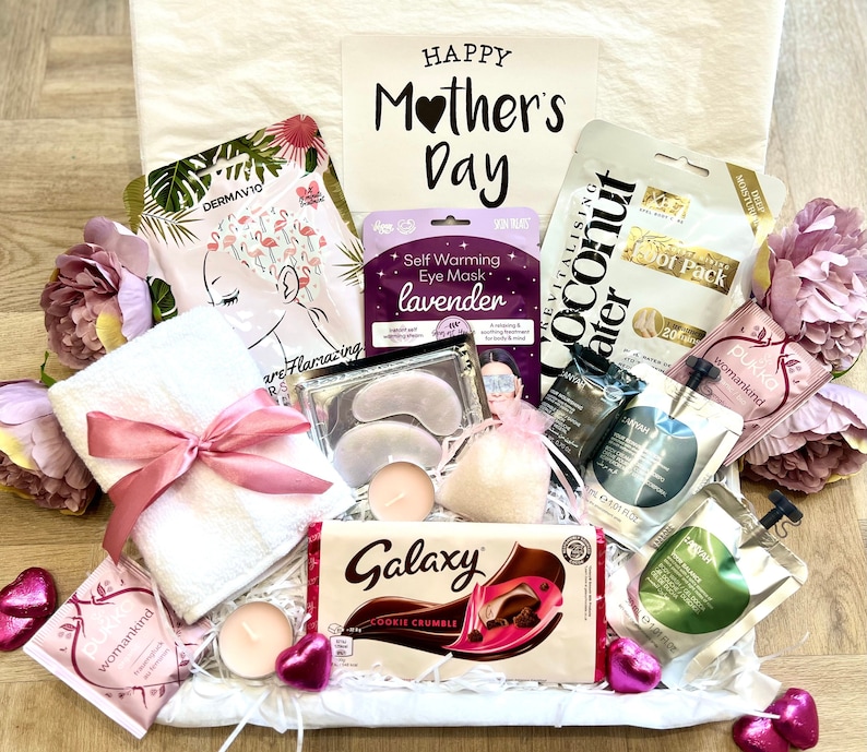 Caja de mimos para el Día de la Madre, regalos para mamá, regalos para Nan, regalos para abuela, regalos para suegra, regalos de cuidado personal para el Día de la Madre, día de spa imagen 1