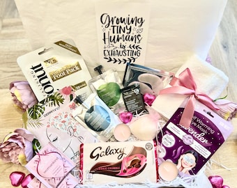 CESTA DE EMBARAZO DEFINITIVA, regalos de maternidad, caja de mimos para futuras mamás, paquete de autocuidado para el embarazo, regalo para mimar durante el embarazo, regalo para baby shower