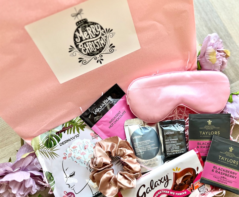 CHRISTMAS GIFT BOX for Her, Secret Santa Gift, Pamper Hamper, Beauty