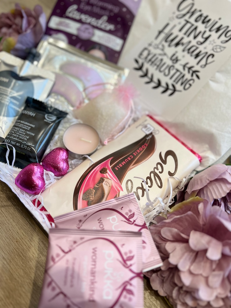 ZWANGERSCHAP VERWEN HAMPER, kraamcadeausets, mama als verwenbox, zelfzorgpakket voor zwangerschap, zwangerschap verwencadeau, babyshowercadeau afbeelding 5