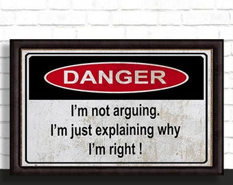 DANGER Zeichen, inspiriert von Suits, His Her Wand Kunst Geschenk. Hochauflösendes Meme Poster, Retro digitaler Download Bild, Boho Mancave Bild.