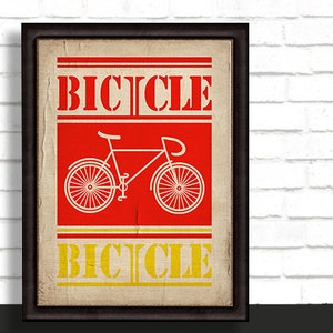 BICYCLE from TV series Suits, Him Her wall art gift, High resolution Mike Ross poster, printable download image, a make-you-smile print