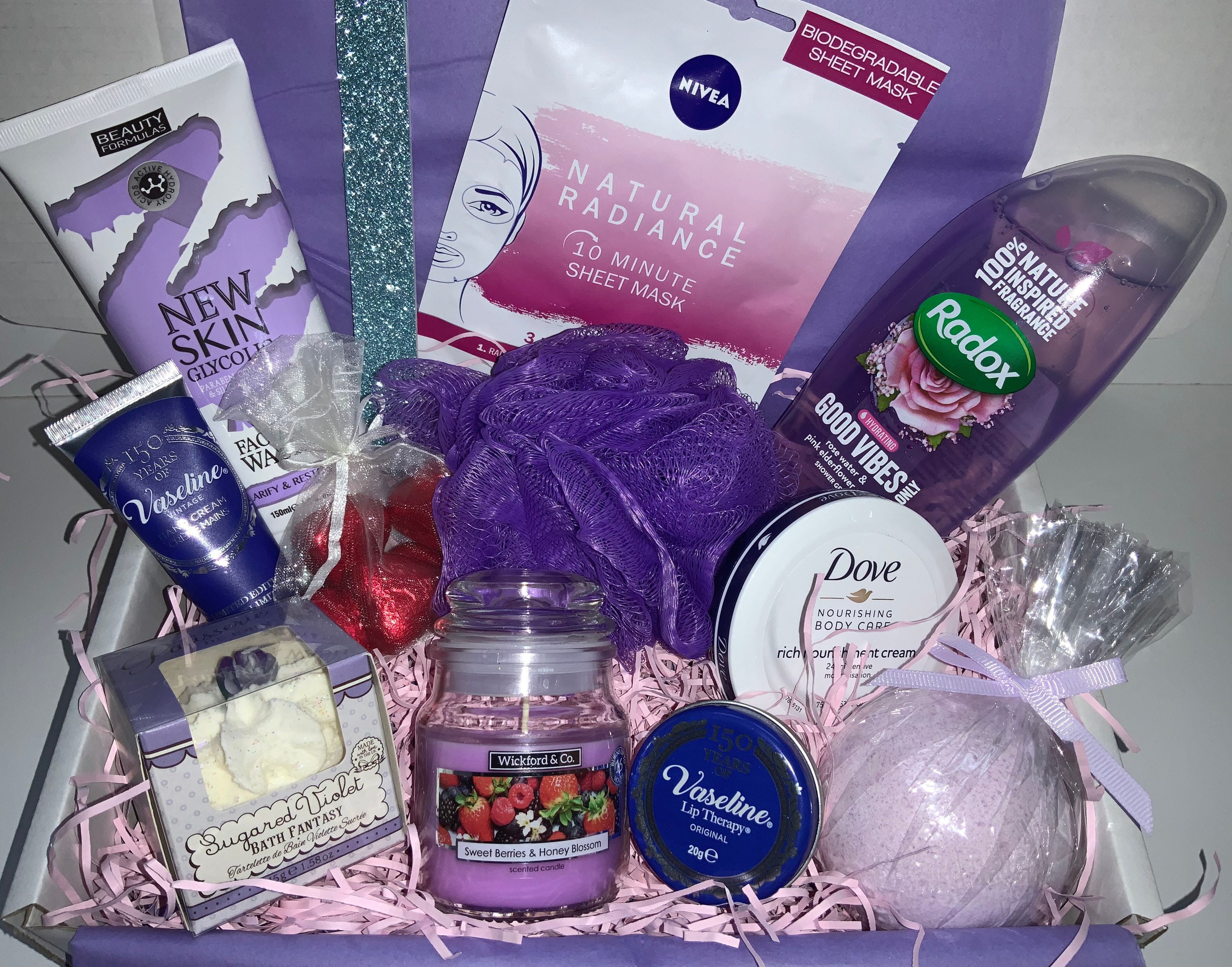 Ladies Teen Birthday Pamper Box Hamper Girls Care Pack Gift Etsy