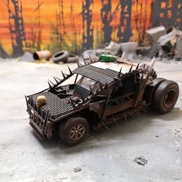 Post-apocalyptic battle wagon, 1:24 Wasteland Vehicle, "Mad Hedgehog"