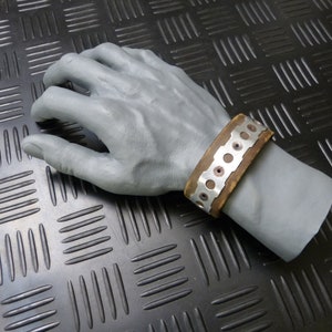 post-apocalyptic bracelet, Wasteland bangle, end-time jewelry