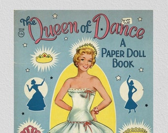 Digital pdf paper dolls Queen Song 1954