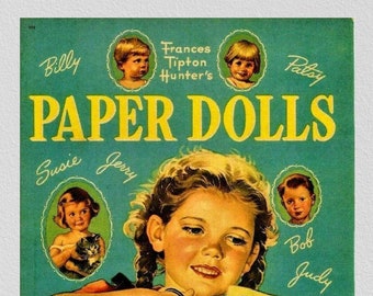 Vintage paper dolls the alden family c. 1943, download paper dolls
