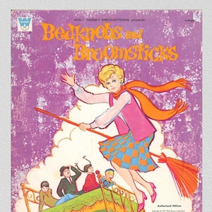 Vintage paper dolls Bedknobs Broom,printable digital pdf