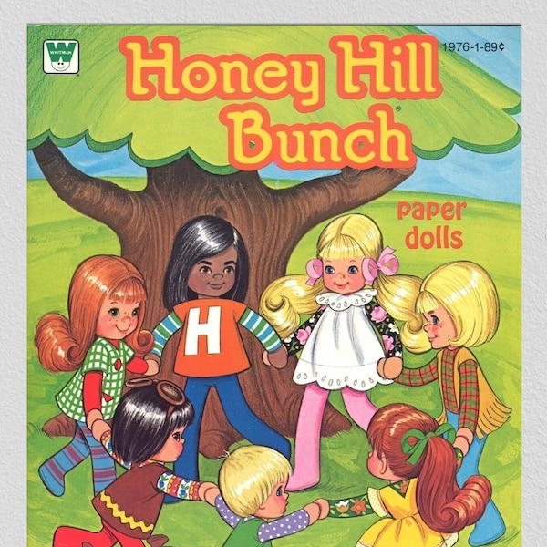 Digital pdf paper dolls Honey Hill Bunch