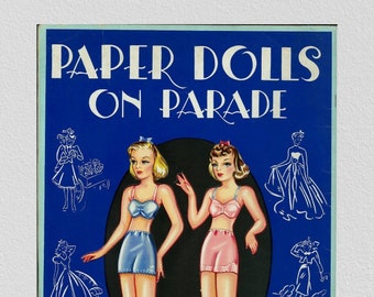 Pdf Printable Digital Vintage Paper Dolls Swingy - Etsy