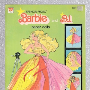 Pdf istantaneo, bambole di carta vintage Fashion Photo Barbie P.J. 1978