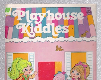 Vintage liddle kiddles, download paper dolls, c. 1954