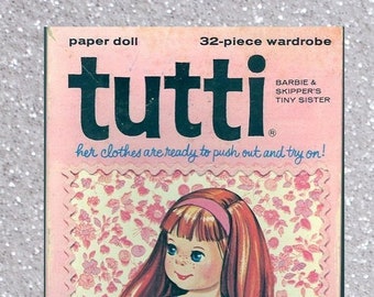 Pdf printable digital, vintage paper dolls TUTTI