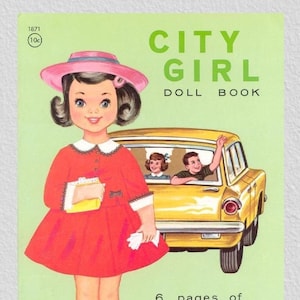 Pdf instant digital,paper dolls here City Girl