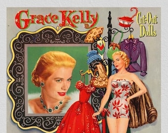 Grace kelly paper dolls store