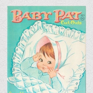 Pdf printable digital, vintage paper dolls Baby Pat