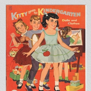 Digital paper dolls download pdf,Kitty Goes to Kindergarten