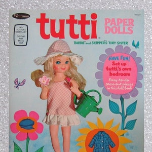 Vintage paper dolls Tutti,digital pdf