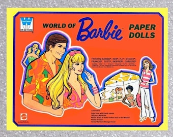 Vintage Barbie Paper Dolls - Etsy 日本
