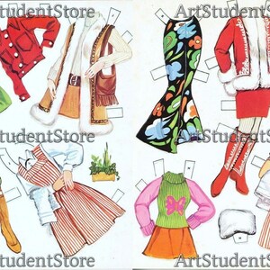 Digital Printable Printable Vintage Paper Dolls, the Candy Stripers C ...