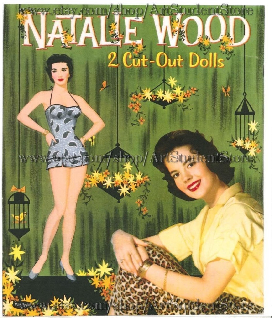 Pdf Printable Digital Vintage Paper Dolls Movie Star Etsy