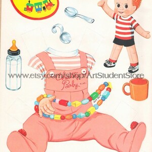 Printable Digital Pdf, Vintage Paper Dolls Chatty Baby - Etsy