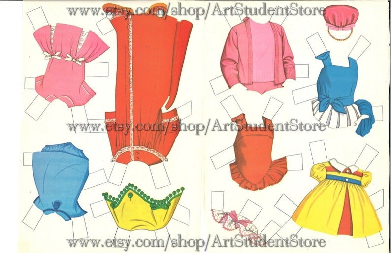 Printable Digital Pdf Vintage Paper Dolls Chatty Baby - Etsy