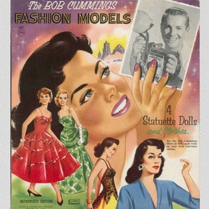 Pdf printable digital, vintage paper dolls Bob Cummings