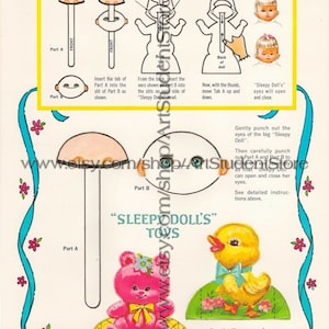 Pdf Printable Digital, Vintage Paper Dolls Chatty Baby - Etsy
