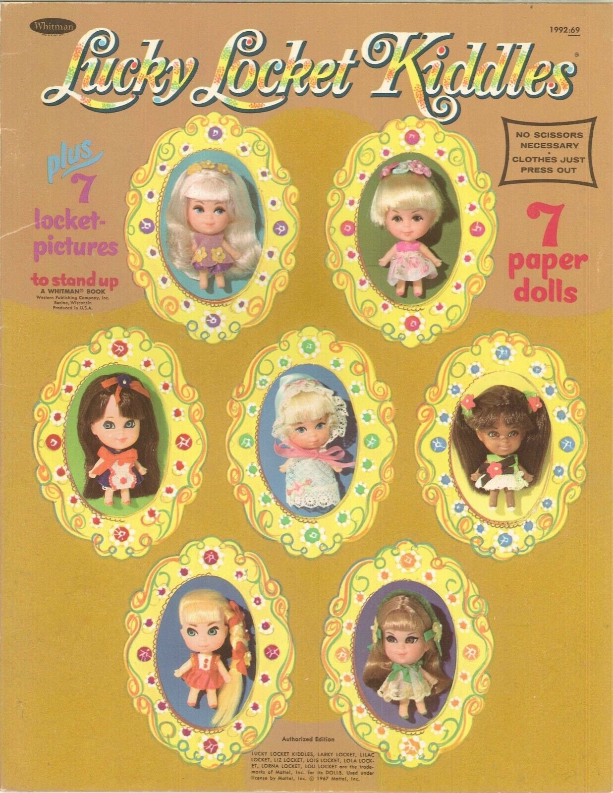 Magnetic Paper Dolls(Liddle Kiddles Paper Dolls)