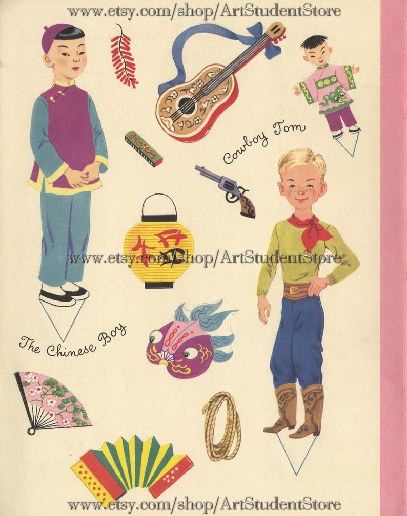 Betsy Mccall Paper Doll Story Book Retro 1954pdf Instant Etsy