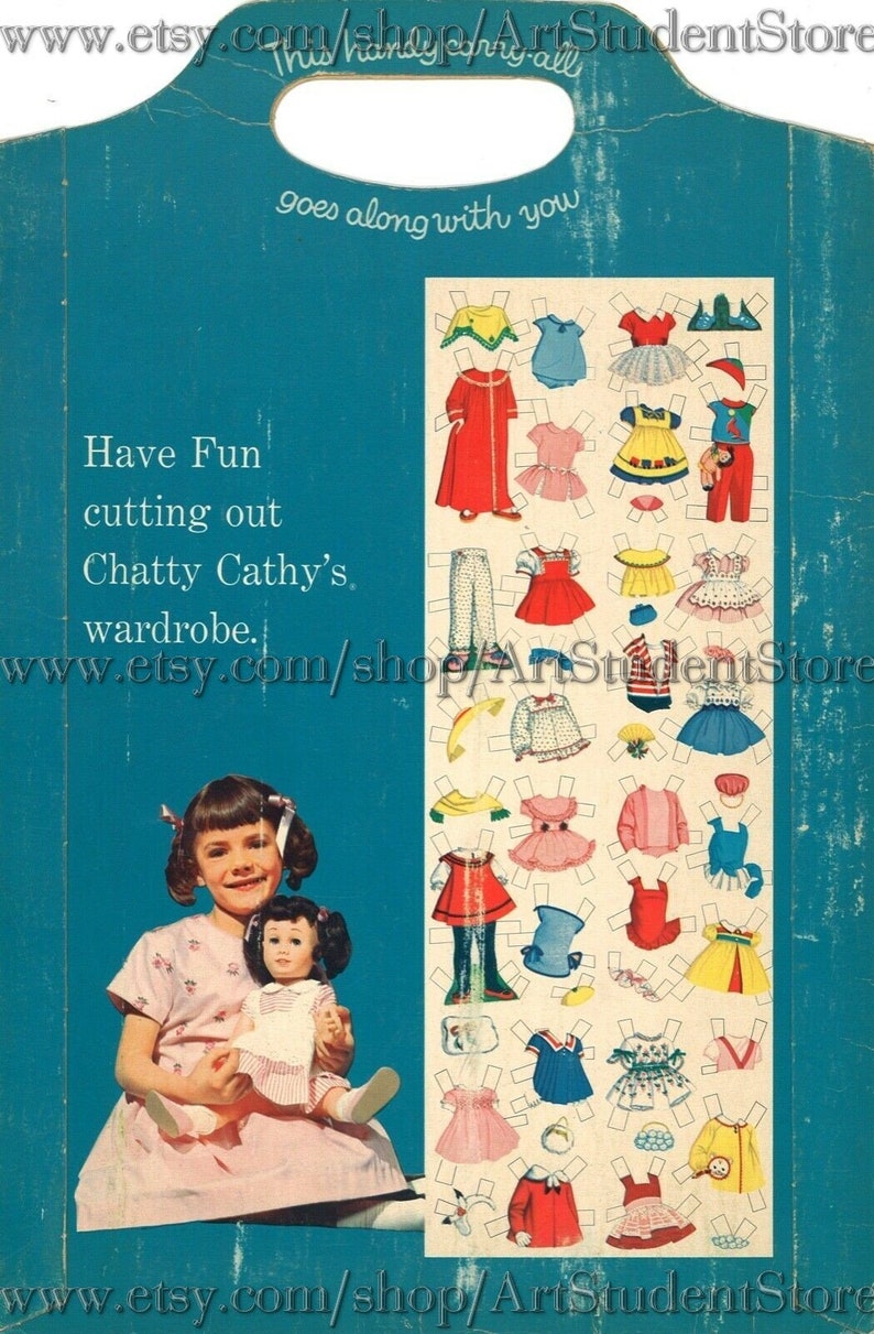 Printable Digital Pdf Vintage Paper Dolls Chatty Baby - Etsy