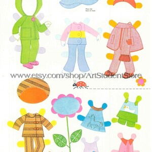 Pdf Printable Digital, Vintage Paper Dolls Winter Flatsy - Etsy