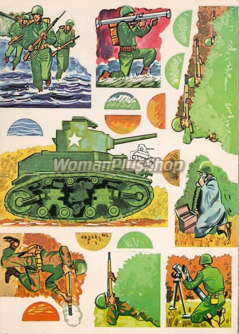 Pdf Printable Digital Vintage Paper Dolls Gi Joe Wwii - Etsy