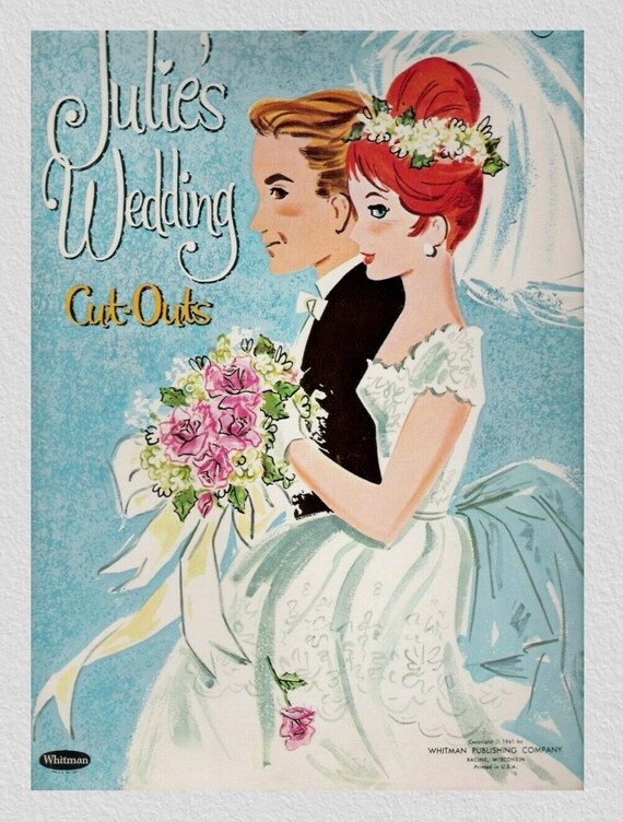 Pdf Printable Digital Vintage Paper Dolls Julies 1961 Etsy