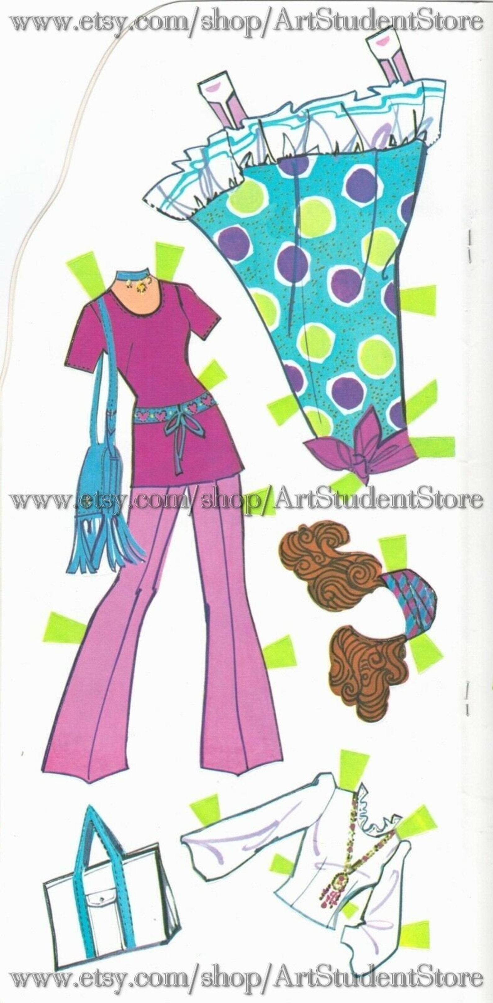 Vintage Crissy Paper Dolls With Fun Fashionpdf - Etsy