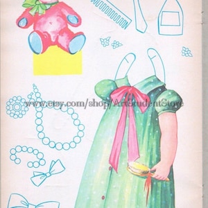 Pdf Printable Digital, Vintage Paper Dolls Sandy 1950S - Etsy