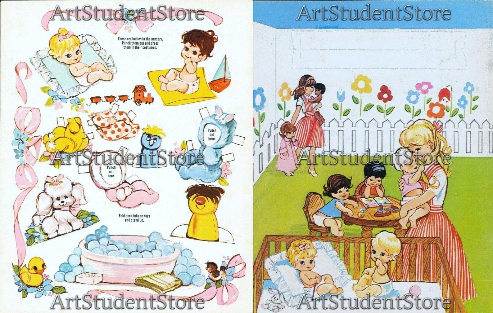 Digital Printable Printable Vintage Paper Dolls the Candy - Etsy