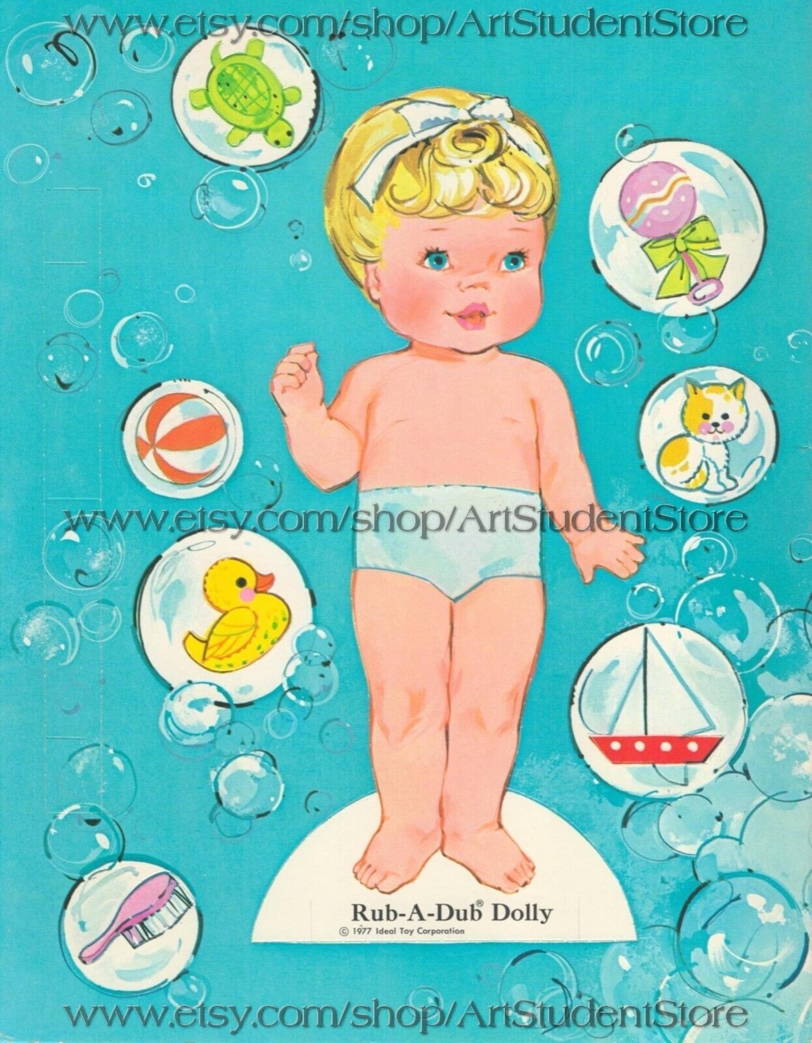 Pdf Printable Digital Vintage Paper Dolls Baby Alive - Etsy