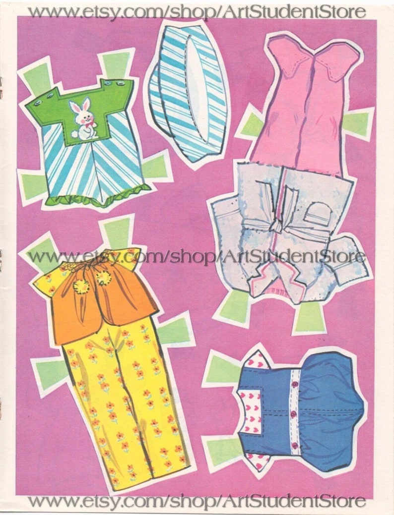 Pdf Printable Digital Vintage Paper Dolls Baby Alive - Etsy