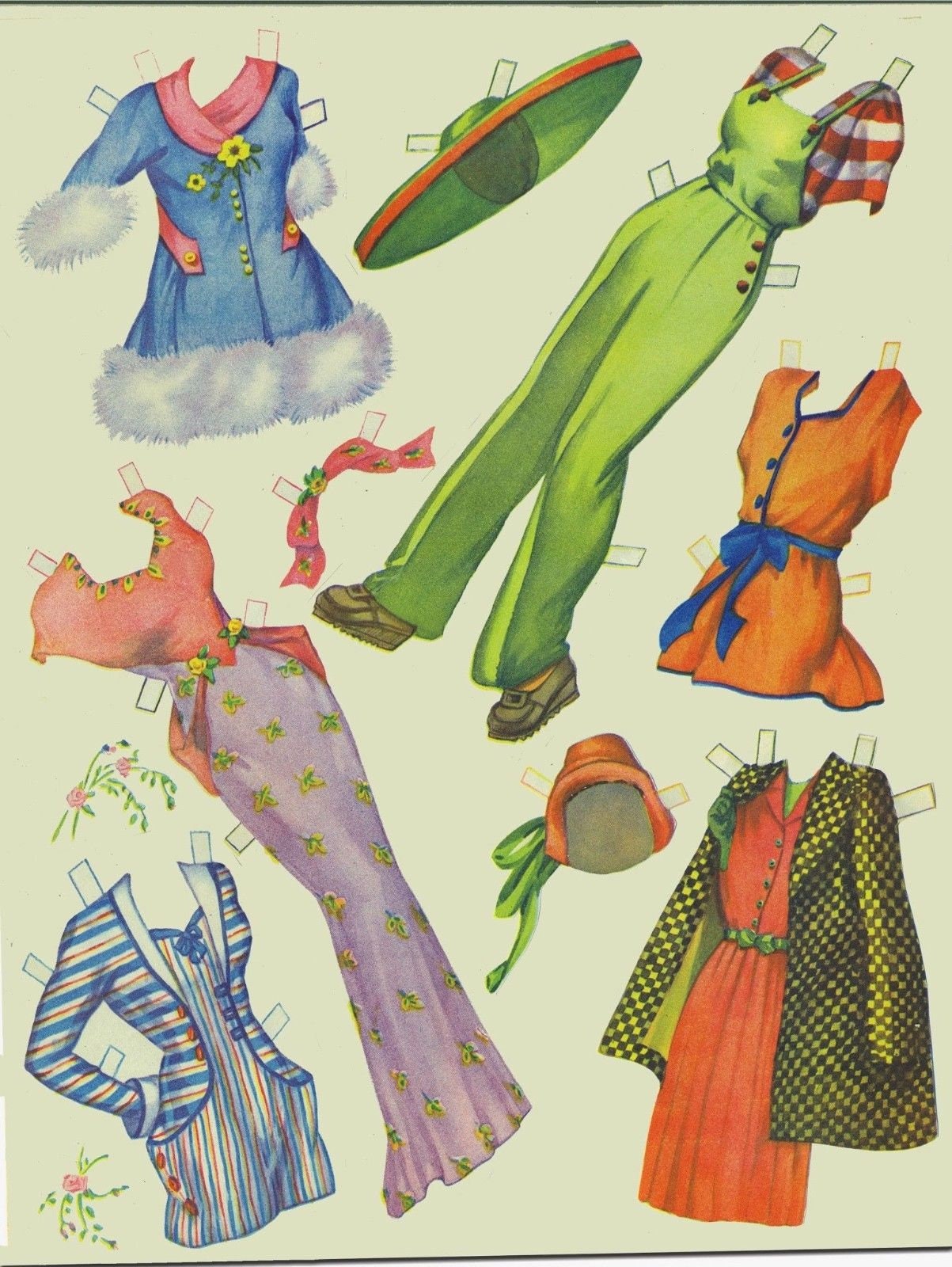 Vintage Paper Dolls Artist Modelspdf Digital Etsy