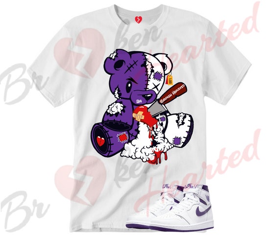 court purple 1s shirt