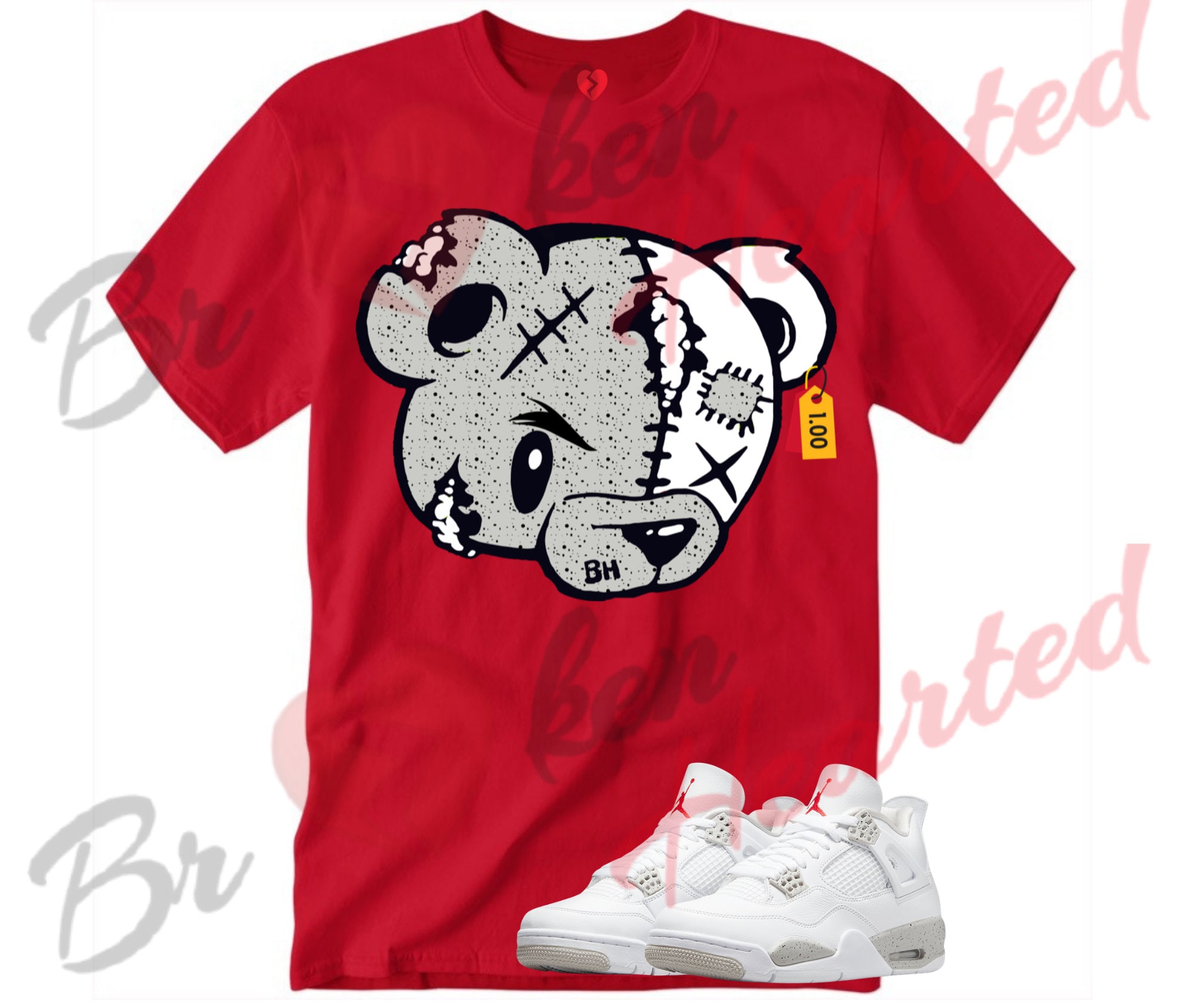 Oreo 4s Jordan Shirt Broken Hearted 