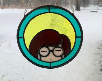 Stained Glass Daria Suncatcher