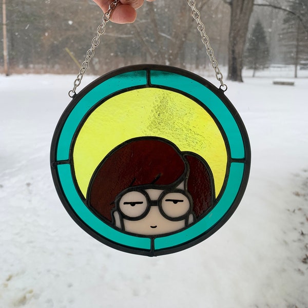 Stained Glass Daria Suncatcher