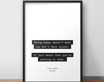 Oliver Queen Quotes Etsy