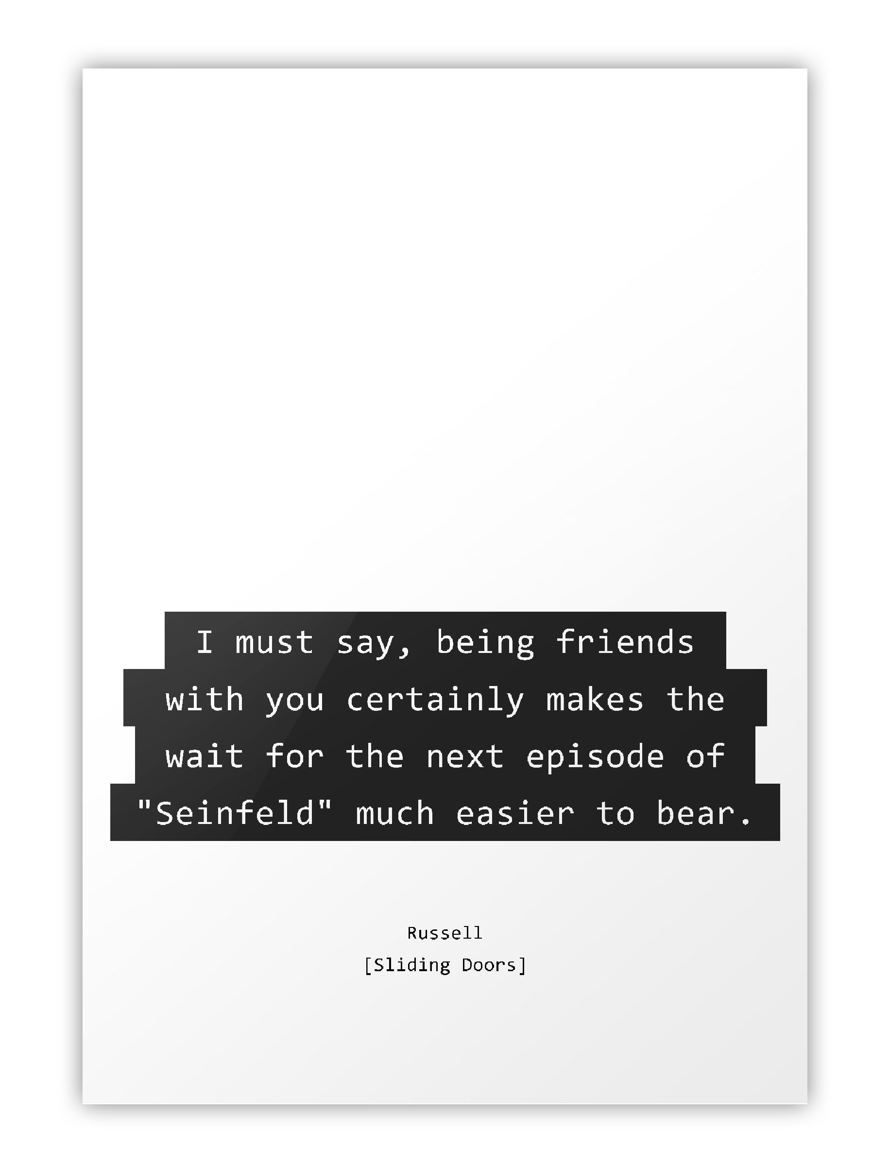 Sliding Doors Movie Quotes