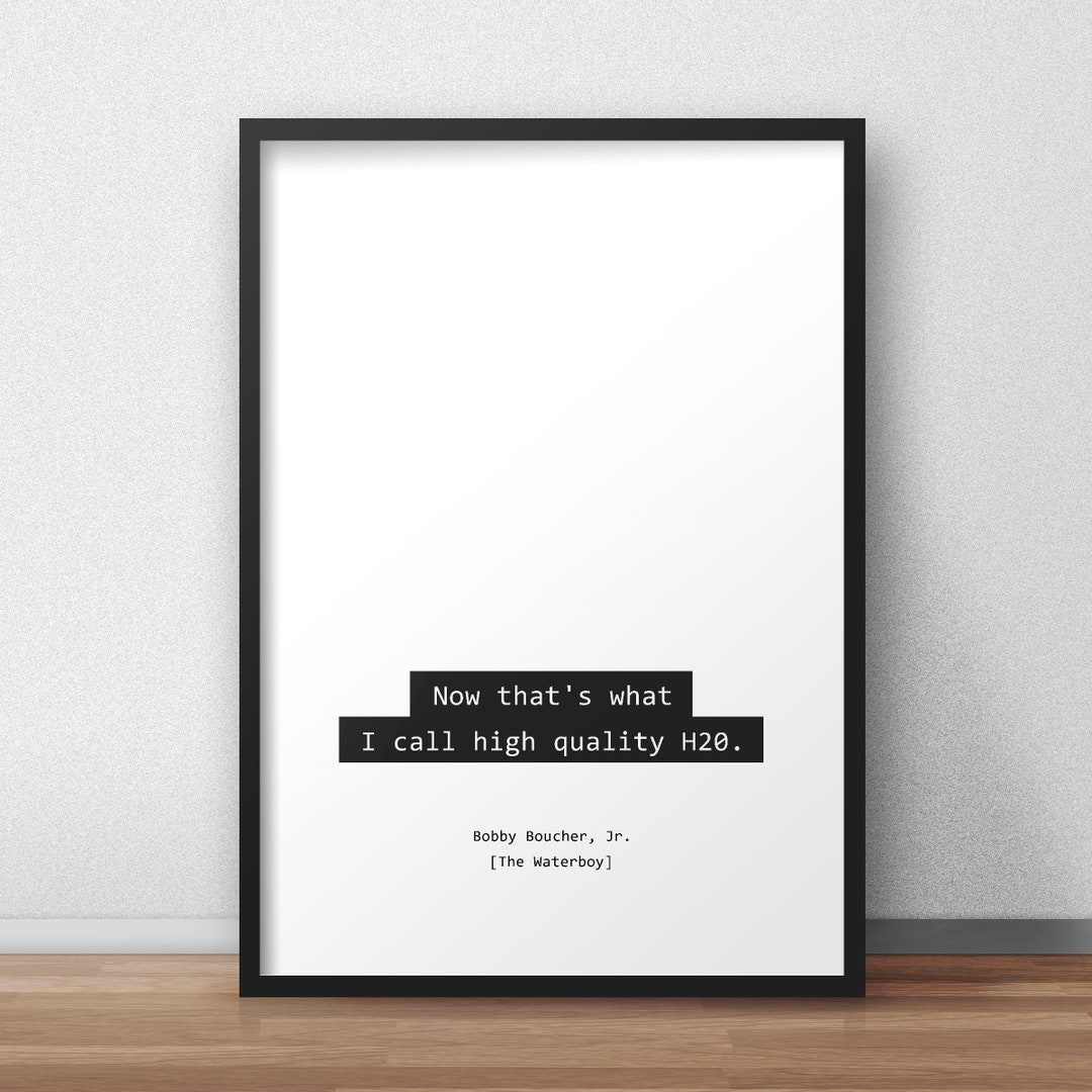 Now That's What I Call High Quality H20 / Bobby Boucher, Jr. / the