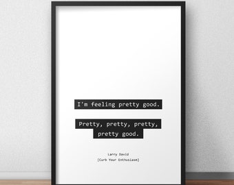 Larry David Curb Your Enthusiasm TV Series Poster 24x36 Inch Wall Art Print Larry David Curb Your Enthusiasm TV Series Poster 24x36 Inch Wall Art Print