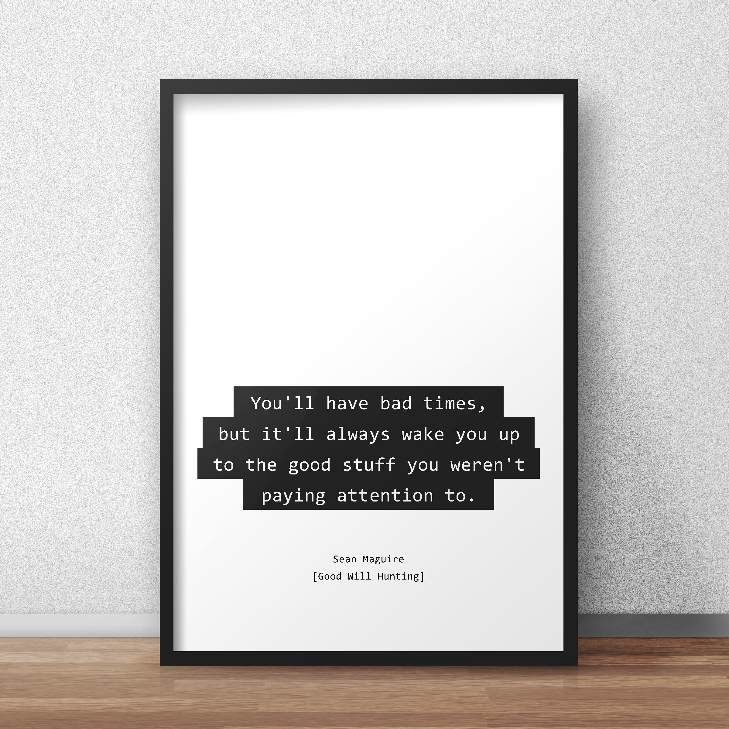 Good Will Hunting Sean Quotes